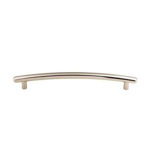 Top Knobs TK170PN Appliance 12" Center to Center Zinc Alloy Curved Appliance Pull in Polished Nickel