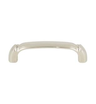 Top Knobs TK1031PN Grace 3 3/4" Center to Center Zinc Alloy Pomander Cabinet Pull in Polished Nickel