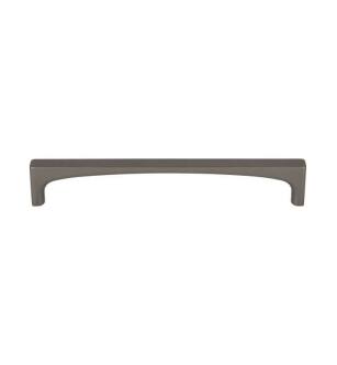 Top Knobs TK1014AG Grace 6 3/8" Center to Center Zinc Alloy Riverside Cabinet Pull in Ash Gray