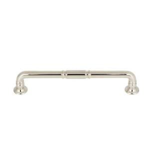 Top Knobs TK1004PN Grace 6 3/8" Center to Center Zinc Alloy Kent Cabinet Pull in Polished Nickel