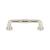 Top Knobs TK1002PN Grace 3 3/4" Center to Center Zinc Alloy Kent Cabinet Pull in Polished Nickel