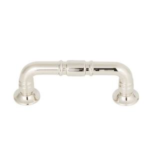 Top Knobs TK1001PN Grace 3" Center to Center Zinc Alloy Kent Cabinet Pull in Polished Nickel