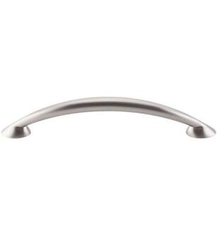 Top Knobs M512 Nouveau II 5 1/8" Center to Center Zinc Alloy Newport Cabinet Pull in Brushed Satin Nickel