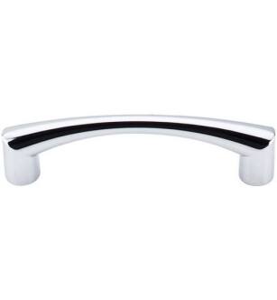 Top Knobs M1130 Nouveau III 3 3/4" Center to Center Zinc Alloy Hidra Cabinet Pull in Polished Chrome