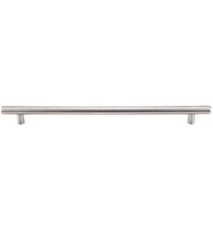 Top Knobs SSH6 Stainless Steel 11 3/8" Center to Center Steel Hollow Bar Cabinet Pull in Brushed Stainless Steel
