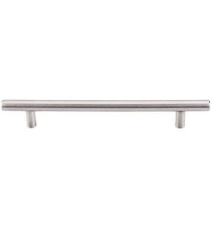 Top Knobs SSH4 Stainless Steel 6 3/8" Center to Center Steel Hollow Bar Cabinet Pull in Brushed Stainless Steel