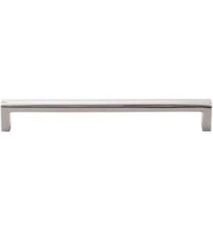 Top Knobs SS91 Stainless Steel 8 7/8" Center to Center Steel Cabinet Pull in Polished Stainless Steel