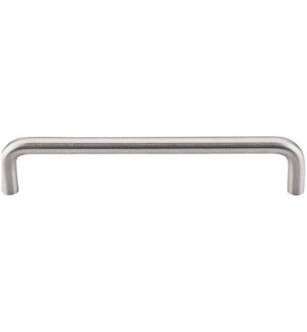 Top Knobs SS33 Stainless Steel 6 3/8" Center to Center Steel Bent Bar Cabinet Pull in Stainless Steel