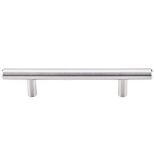 Top Knobs SS3 Stainless Steel 3 3/4" Center to Center Steel Solid Bar Cabinet Pull in Stainless Steel