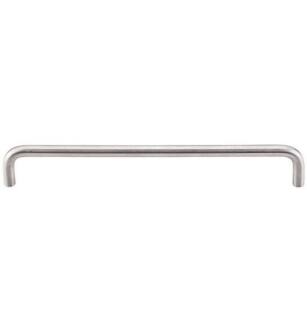 Top Knobs SS27 Stainless Steel 7 5/8" Center to Center Steel Bent Bar Cabinet Pull in Stainless Steel