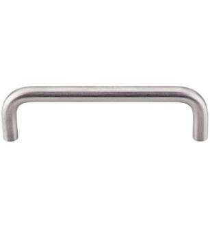 Top Knobs SS24 Stainless Steel 3 3/4" Center to Center Steel Bent Bar Cabinet Pull in Stainless Steel