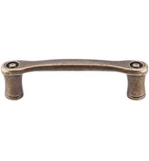 Top Knobs M972 Edwardian 3" Center to Center Zinc Alloy Link Cabinet Pull in German Bronze