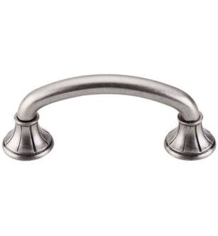 Top Knobs M962 Edwardian 3" Center to Center Zinc Alloy Lund Cabinet Pull in Pewter Antique