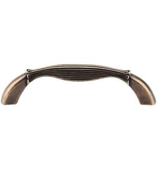 Top Knobs M945 Edwardian 3 3/4" Center to Center Zinc Alloy Straight Cabinet Pull in German Bronze