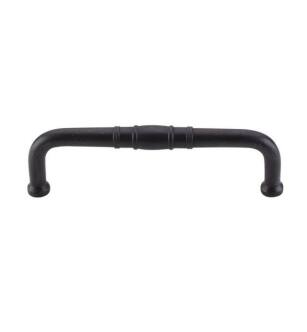 Top Knobs M847-96 Appliance Normandy 3 3/4" Center to Center Brass D-Shaped Cabinet Pull in Patina Black