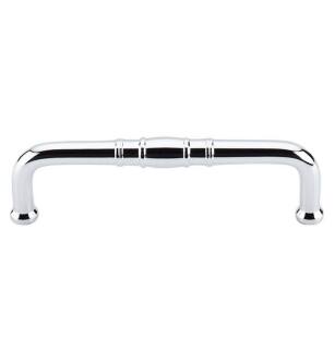 Top Knobs M839-96 Appliance Normandy 3 3/4" Center to Center Brass D-Shaped Cabinet Pull in Polished Chrome