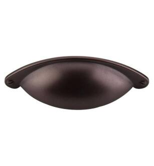 Top Knobs M745 Oil Rubbed 2 1/2" Center to Center Zinc Alloy Cup Cabinet Pull in Oil Rubbed Bronze