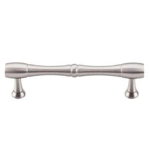 Top Knobs M723-96 Appliance Nouveau 3 3/4" Center to Center Brass Bamboo Cabinet Pull in Brushed Satin Nickel