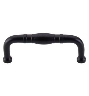 Top Knobs M590 Normandy 3" Center to Center Brass Normandy D-Shaped Cabinet Pull in Patina Black