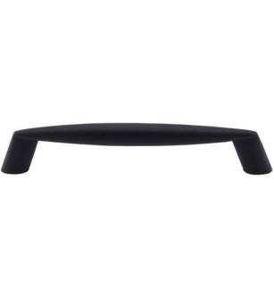 Top Knobs M572 Nouveau II 5 1/8" Center to Center Zinc Alloy Rung Cabinet Pull in Flat Black