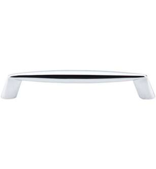 Top Knobs M571 Nouveau II 5 1/8" Center to Center Zinc Alloy Rung Cabinet Pull in Polished Chrome