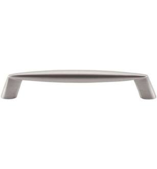 Top Knobs M570 Nouveau II 5 1/8" Center to Center Zinc Alloy Rung Cabinet Pull in Brushed Satin Nickel