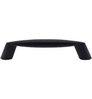 Top Knobs M569 Nouveau II 3 3/4" Center to Center Zinc Alloy Rung Cabinet Pull in Flat Black