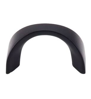 Top Knobs M554 Nouveau II 1 1/4" Center to Center Zinc Alloy U-Shaped Cabinet Pull in Flat Black