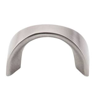 Top Knobs M552 Nouveau II 1 1/4" Center to Center Zinc Alloy U-Shaped Cabinet Pull in Brushed Satin Nickel