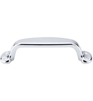 Top Knobs M531 Nouveau II 3 3/4" Center to Center Zinc Alloy Trunk Cabinet Pull in Polished Chrome