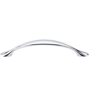 Top Knobs M528 Nouveau II 5 1/8" Center to Center Zinc Alloy Hartford Cabinet Pull in Polished Chrome
