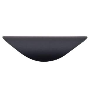 Top Knobs M498 Nouveau 1 1/4" Center to Center Zinc Alloy Cup Cabinet Pull in Flat Black