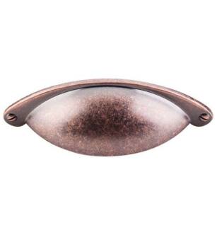 Top Knobs M497 Somerset 2 1/2" Center to Center Zinc Alloy Somerset Cup Cabinet Pull in Antique Copper