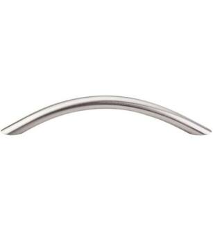 Top Knobs M428 Nouveau 5 1/8" Center to Center Steel Curved Wire Cabinet Pull in Brushed Satin Nickel