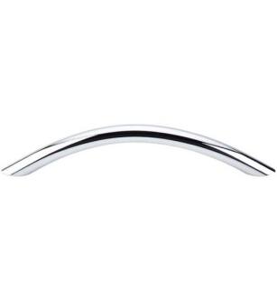 Top Knobs M427 Nouveau 5 1/8" Center to Center Steel Curved Wire Cabinet Pull in Polished Chrome