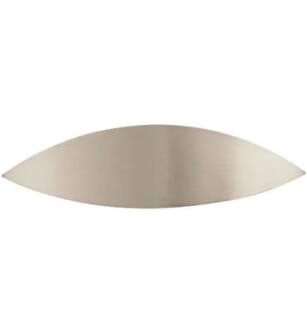 Top Knobs M414 Nouveau 2 1/2" Center to Center Zinc Alloy Eyebrow Cup Cabinet Pull in Brushed Satin Nickel