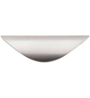 Top Knobs M412 Nouveau 1 1/4" Center to Center Zinc Alloy Cup Cabinet Pull in Brushed Satin Nickel