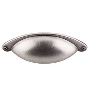 Top Knobs M409 Somerset 2 1/2" Center to Center Zinc Alloy Cup Cabinet Pull in Pewter Antique