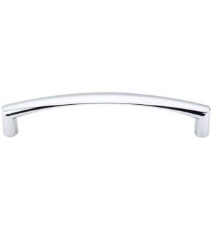 Top Knobs M392 Nouveau 5 1/8" Center to Center Zinc Alloy Griggs Cabinet Pull in Polished Chrome