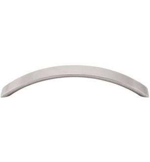 Top Knobs M396 Nouveau 5 1/8" Center to Center Zinc Alloy Crescent Cabinet Pull in Brushed Satin Nickel