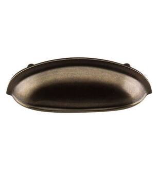 Top Knobs M365 Somerset 3" Center to Center Brass Cup Cabinet Pull in German Bronze