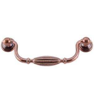 Top Knobs M217 Tuscany 5 1/8" Center to Center Zinc Alloy Drop Cabinet Pull in Old English Copper