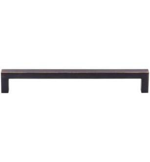 Top Knobs M2149 Nouveau III 7 5/8" Center to Center Square Bar Cabinet Pull in Tuscan Bronze