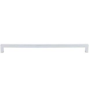 Top Knobs M2145 Nouveau III 17 5/8" Center to Center Square Bar Cabinet Pull in Polished Chrome