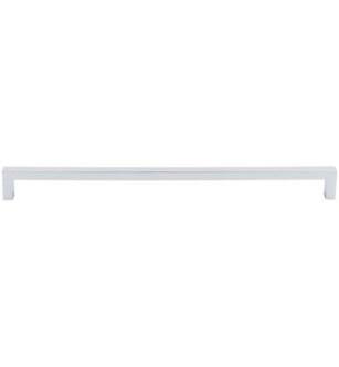 Top Knobs M2144 Nouveau III 12 5/8" Center to Center Square Bar Cabinet Pull in Polished Chrome