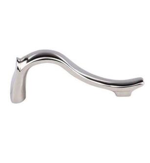 Top Knobs M2131 Tuscany 2 1/2" Center to Center Dover Latch Cabinet Pull in Polished Nickel