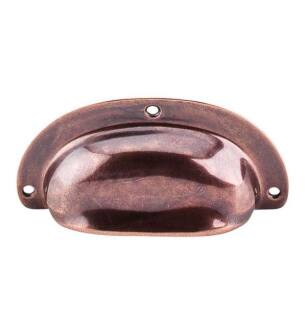 Top Knobs M213 Tuscany 2" Brass Mayfair Cup Cabinet Pull in Old English Copper