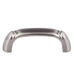 Top Knobs M2129 Tuscany 2 1/2" Center to Center Dover D Cabinet Pull in Brushed Satin Nickel