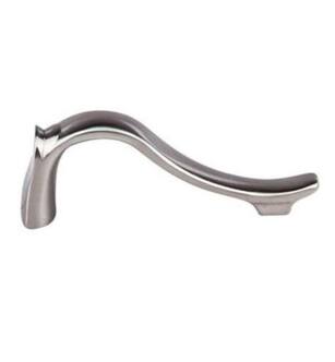 Top Knobs M2128 Tuscany 2 1/2" Center to Center Dover Latch Cabinet Pull in Brushed Satin Nickel
