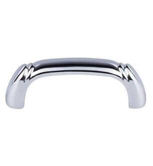Top Knobs M2126 Tuscany 2 1/2" Center to Center Dover D Cabinet Pull in Polished Chrome